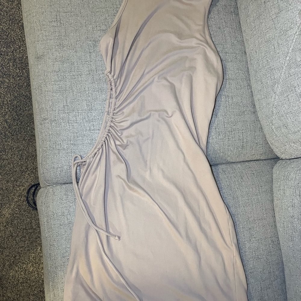 Sexy & Elegant Beige Dress
